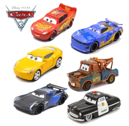 Diecast Metal Cars Theme Toys - Pack of 5 Mini Car Vehicles for Kids