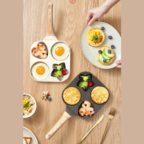 Breakfast Frying Pan with different shapes